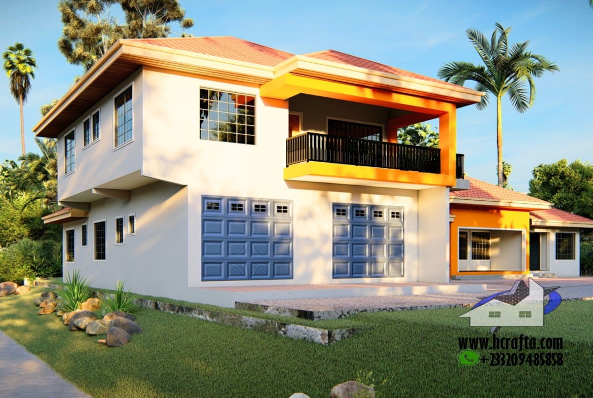 1-2 bedroom apartment design with balcony exterior