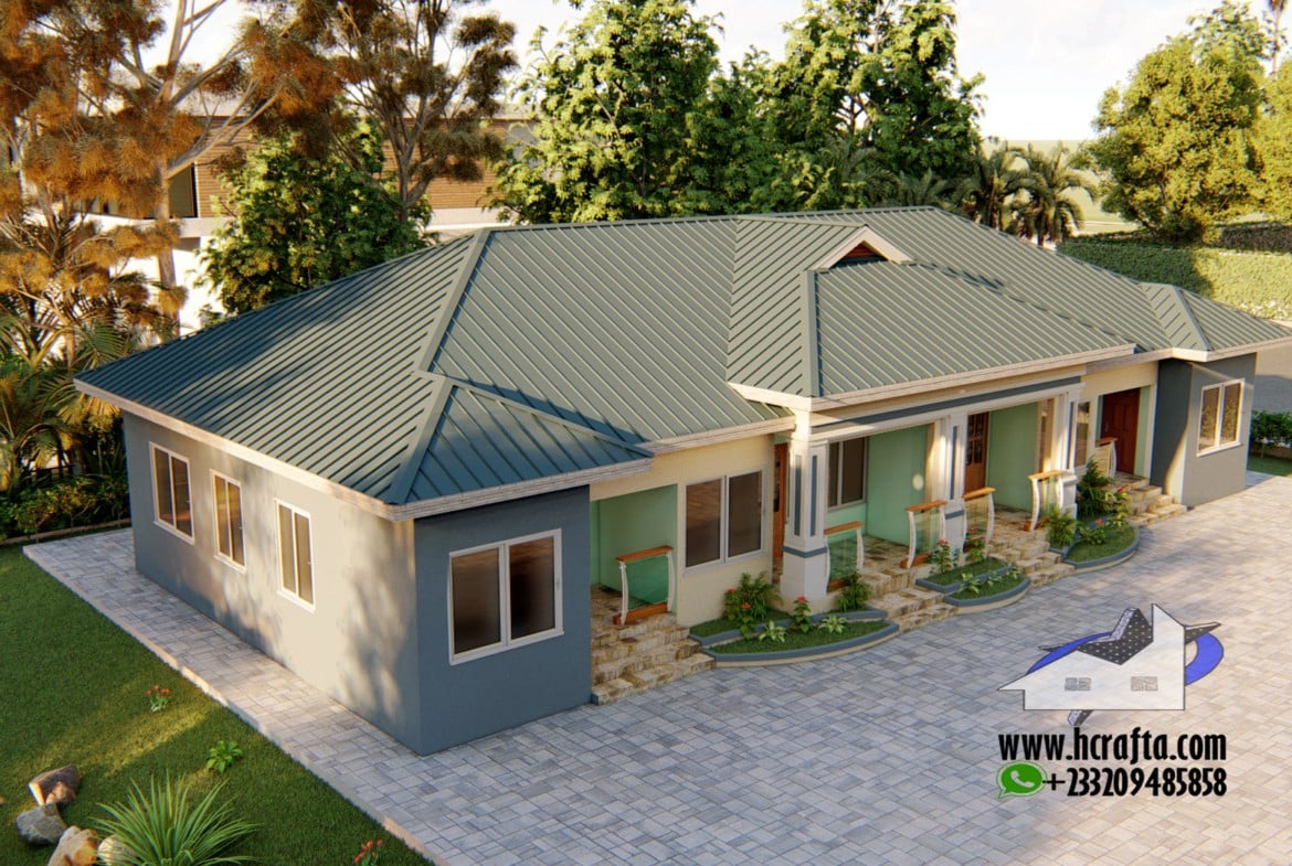 affordable 1 bedroom detached house design layout