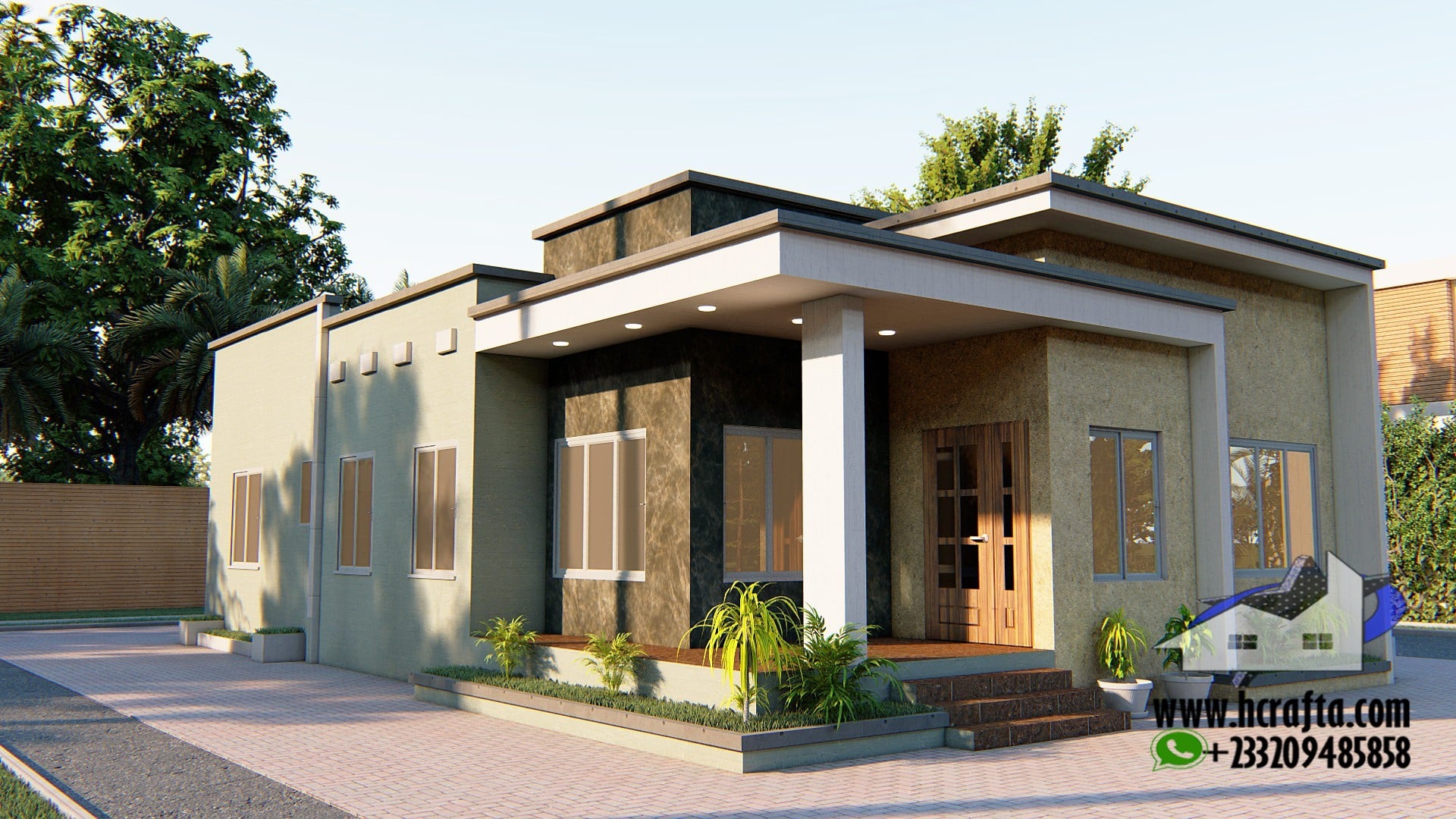 3 Bedroom modern house design