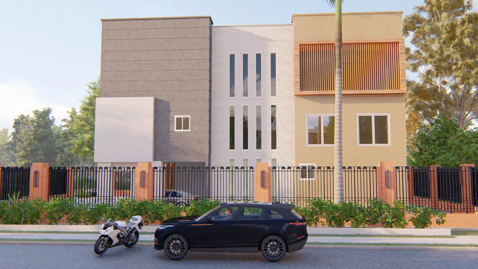 4 bedroom duplex house plan architectural layout