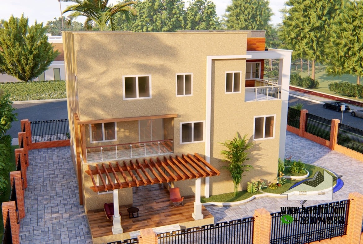 luxury 4 bedroom house plan layout design