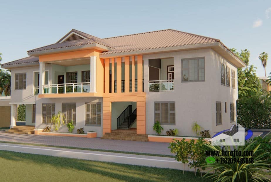 modern 1-3 bedroom residence house design exterior