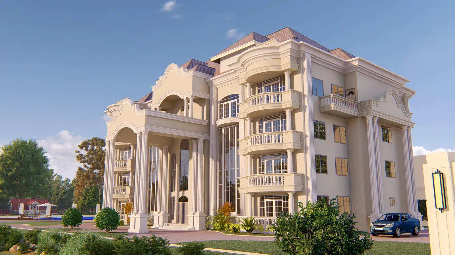 luxury mansion house design modern exterior architecture