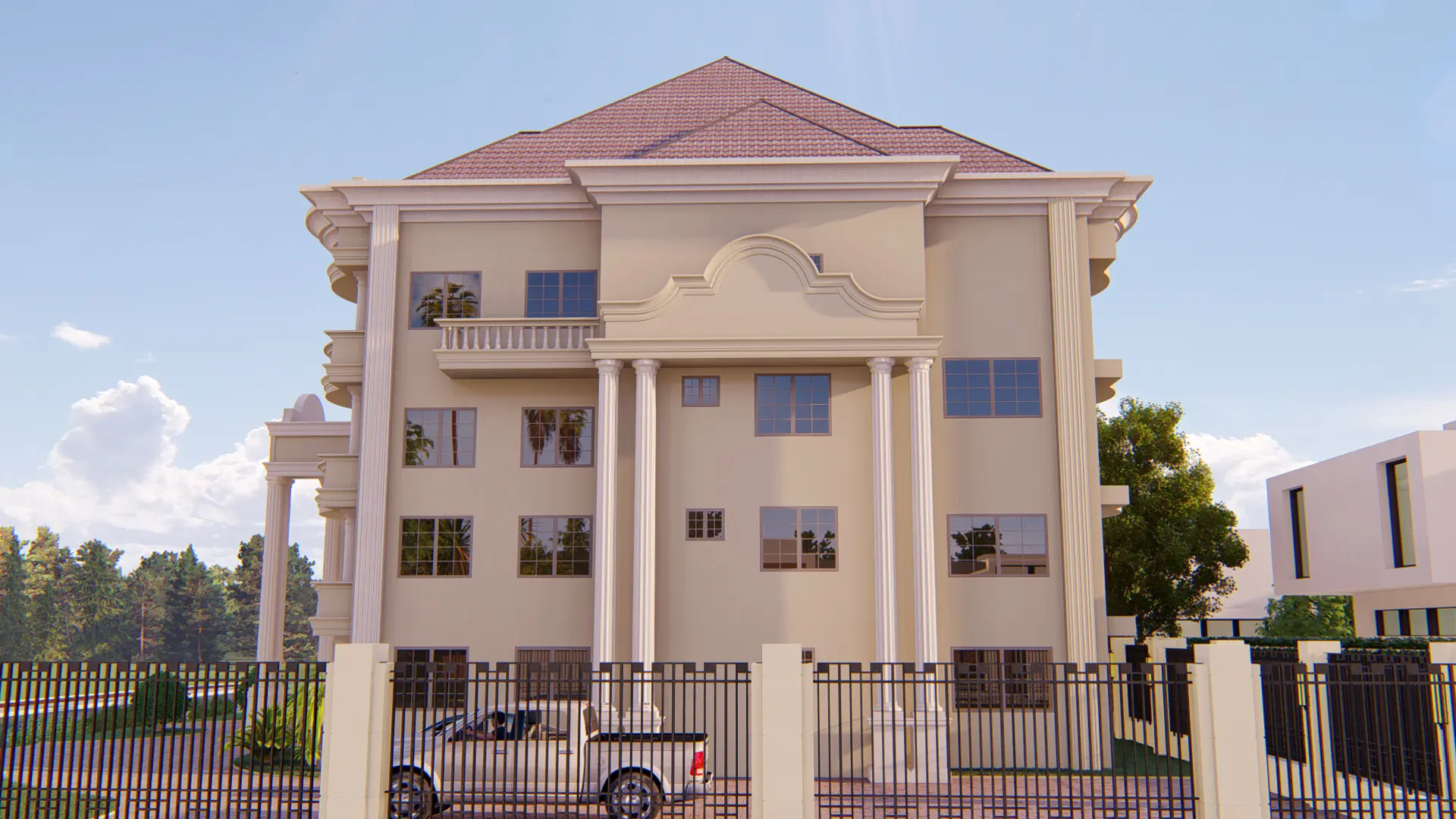 luxury mansion house architecture modern residential design