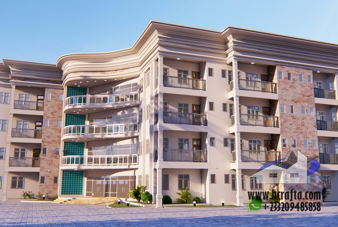 office building design front view commercial architecture