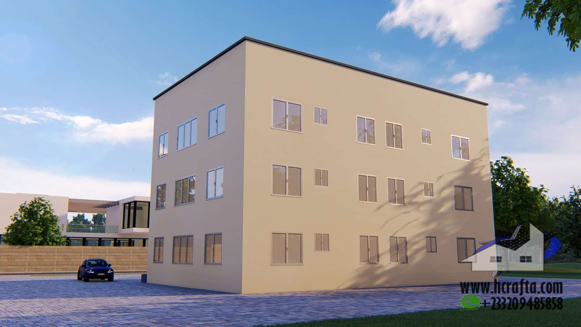 Modern 1-2 Bedroom Apartment with Elegant exterior Design