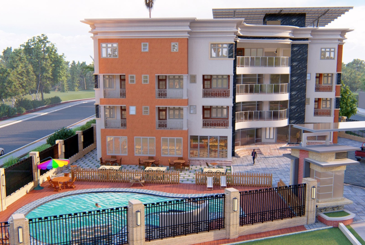 Modern hotel design featuring pool and terrace by top hotel designers