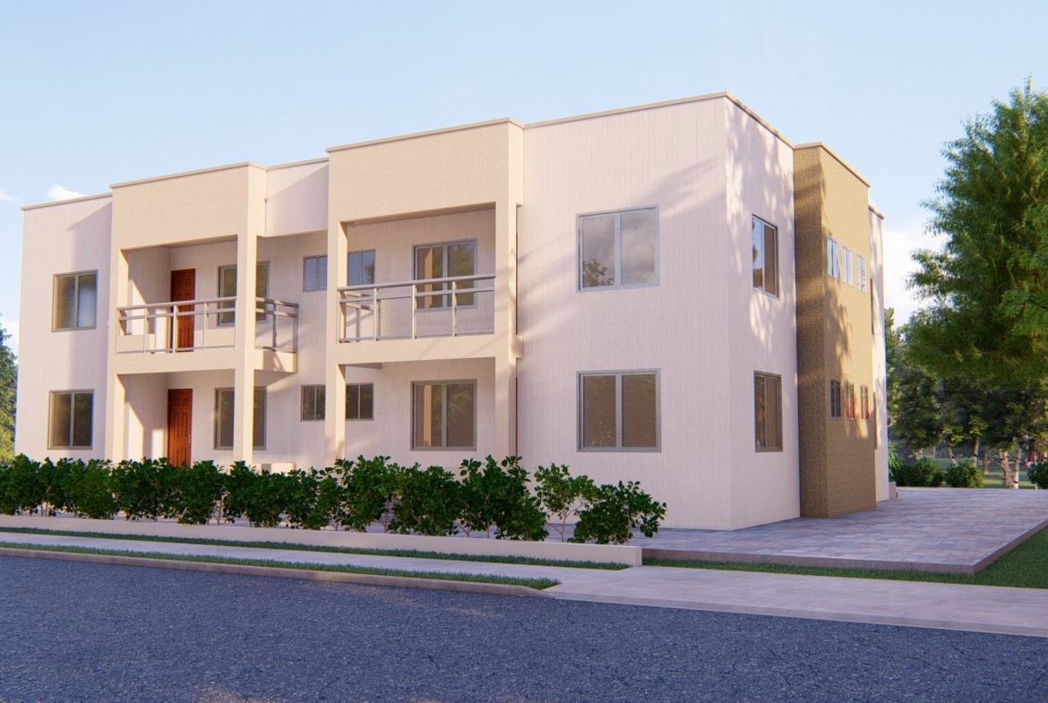 Modern rental apartment design in Gha with a contemporary facade