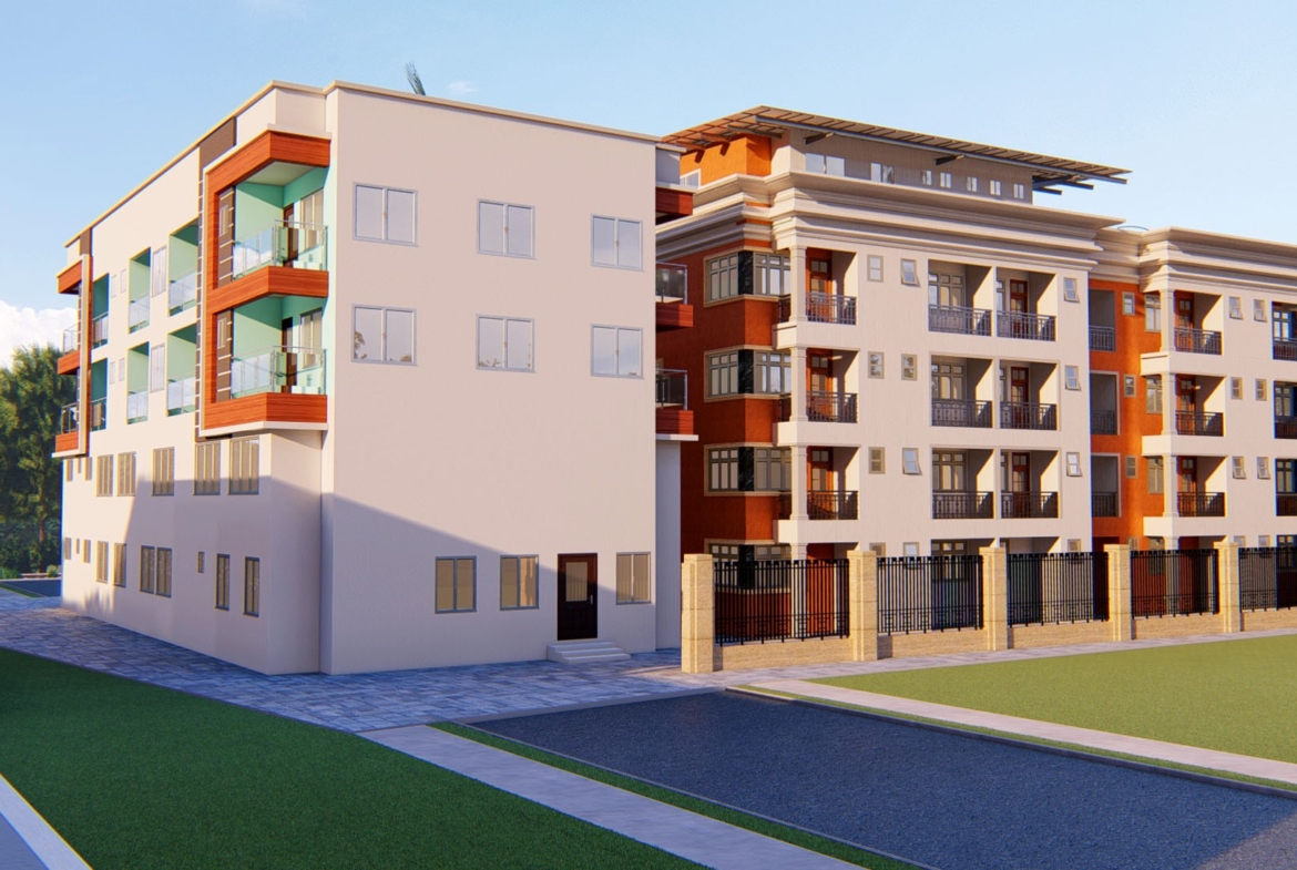 Modern hotel building design idea with contemporary architecture