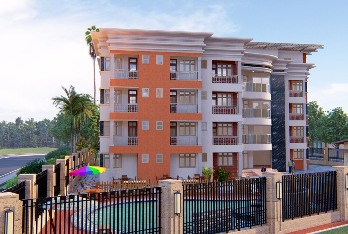 Modern hotel building design by architectural firms in Ghana