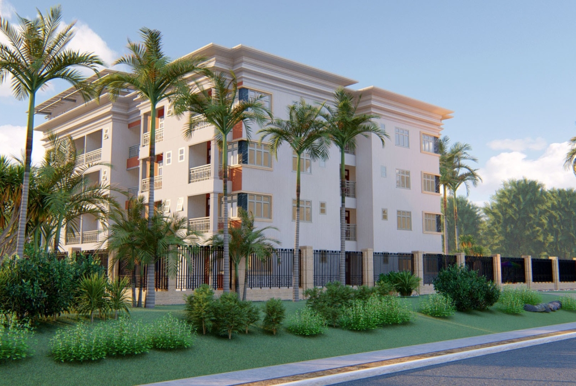 Modern hotel design by architectural firms in Ghana with lush landscaping