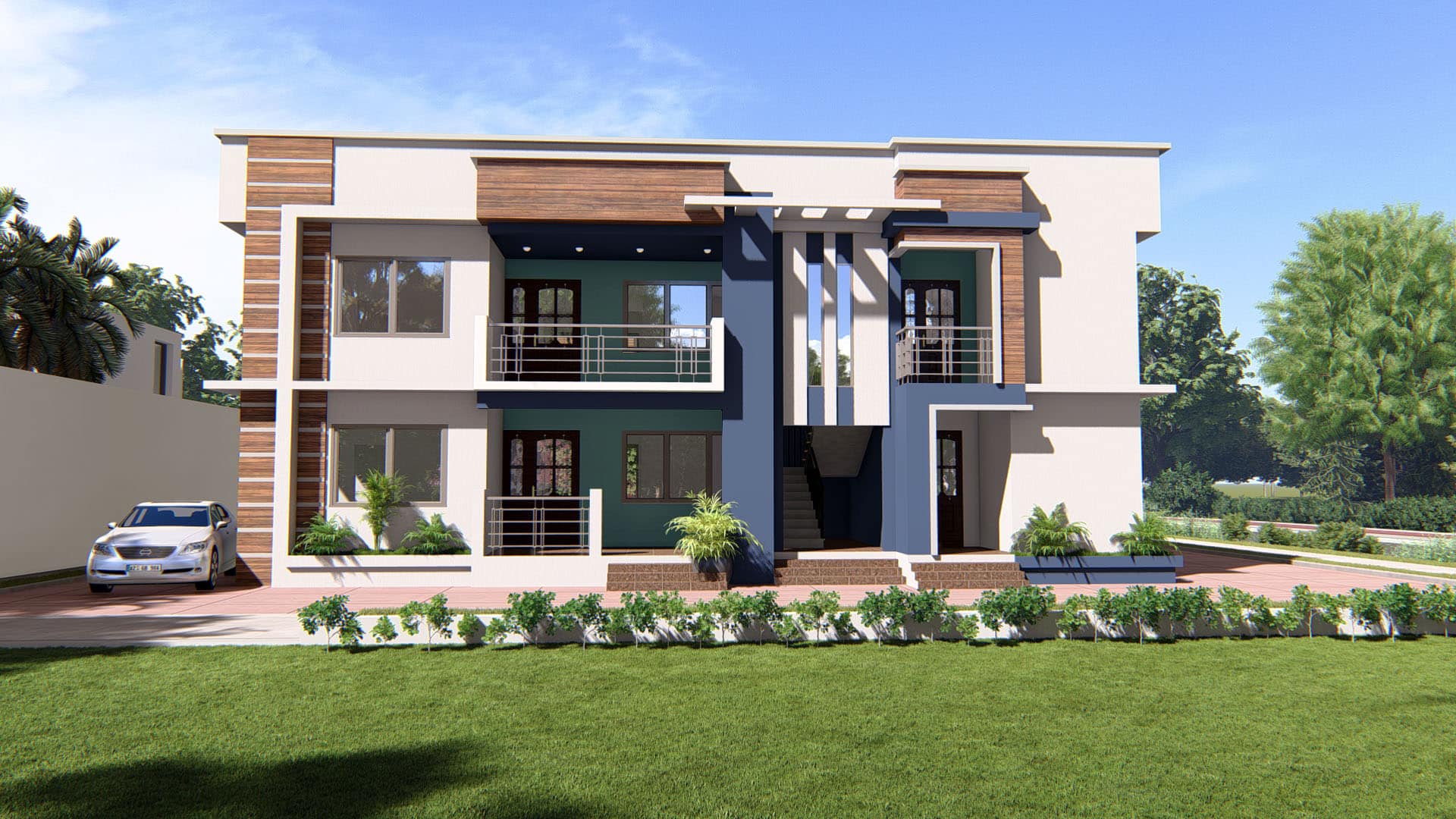 contemporary apartment building exterior modern