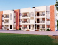 modern three storey apartment building exterior design