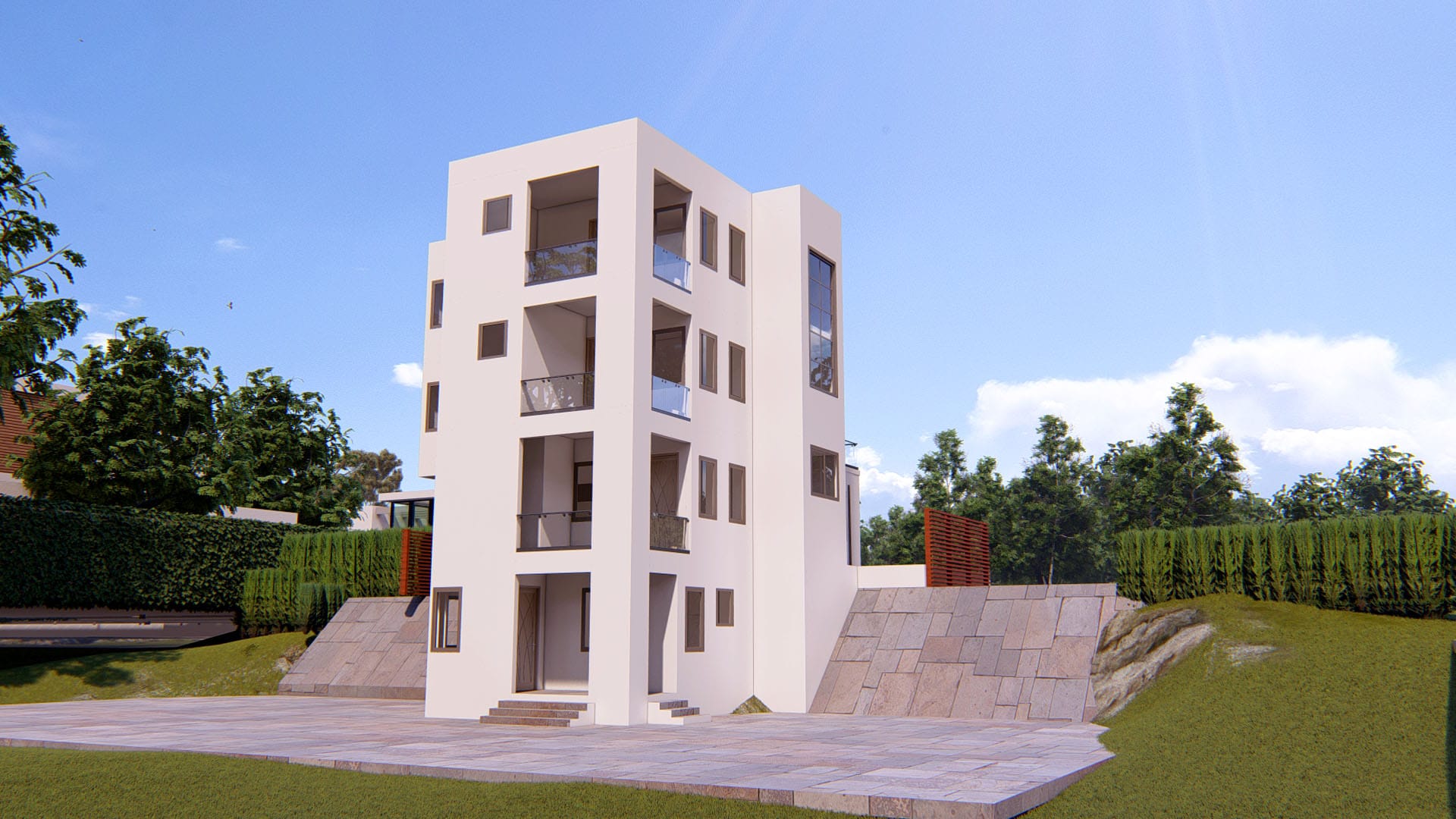 3 bedroom house with basement backyard exterior