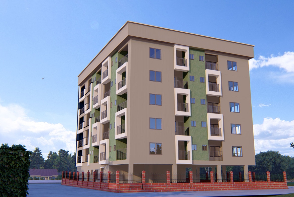 contemporary multi-storey student hostel architecture
