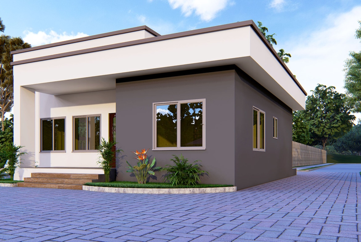 modern 2 bedroom house design exterior view