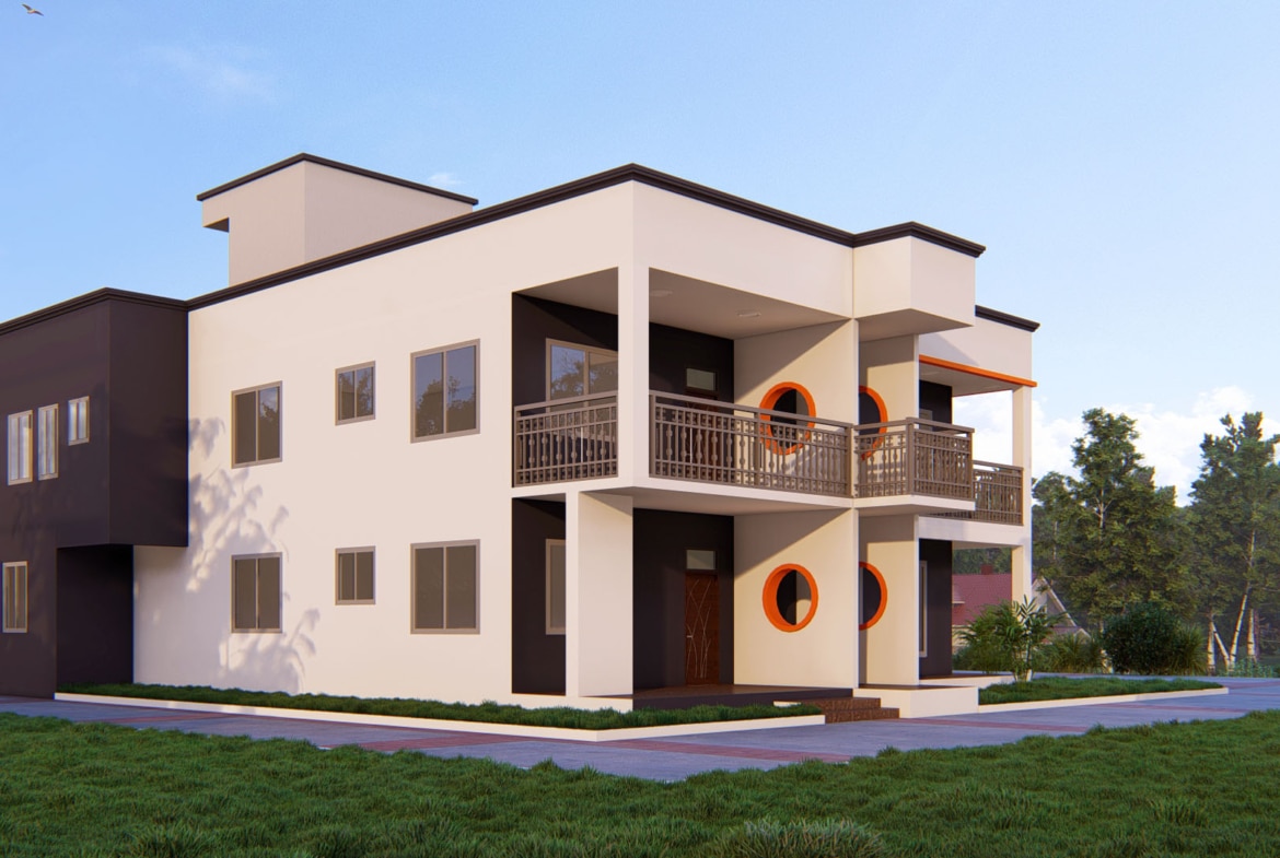 8 bedroom duplex floor plan layout design