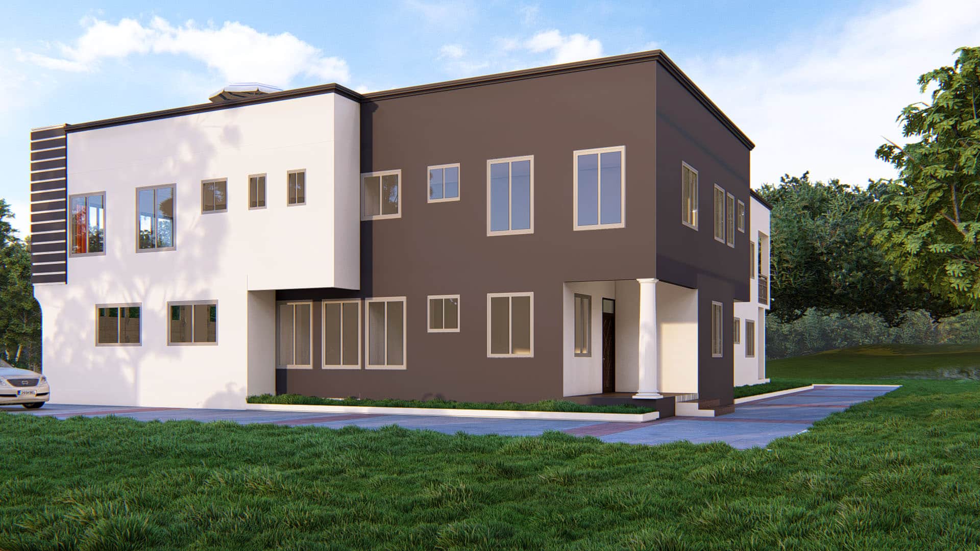 4-bedroom duplex contemporary 8 bedroom duplex architecture exterior