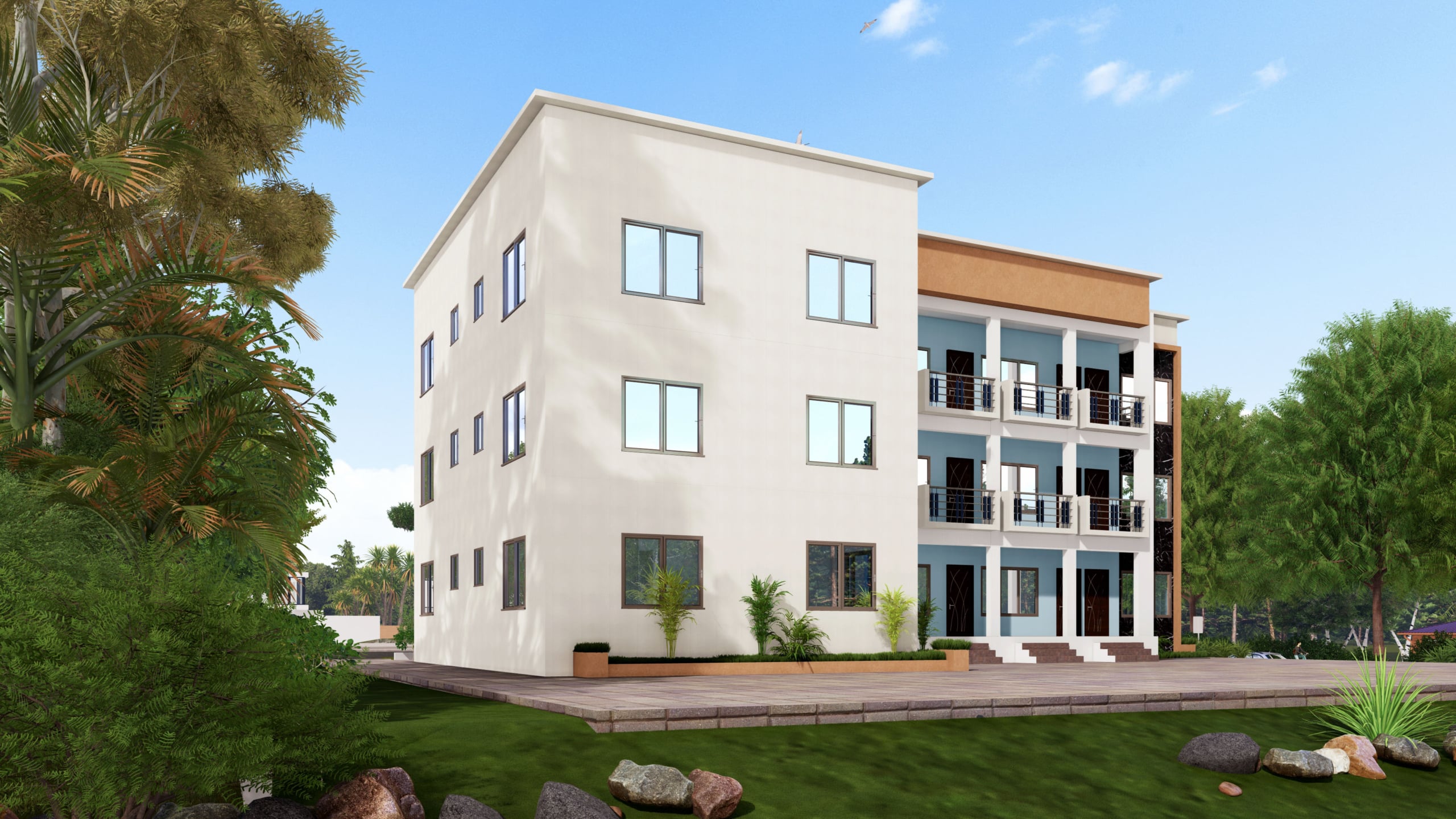modern student accommodation building design