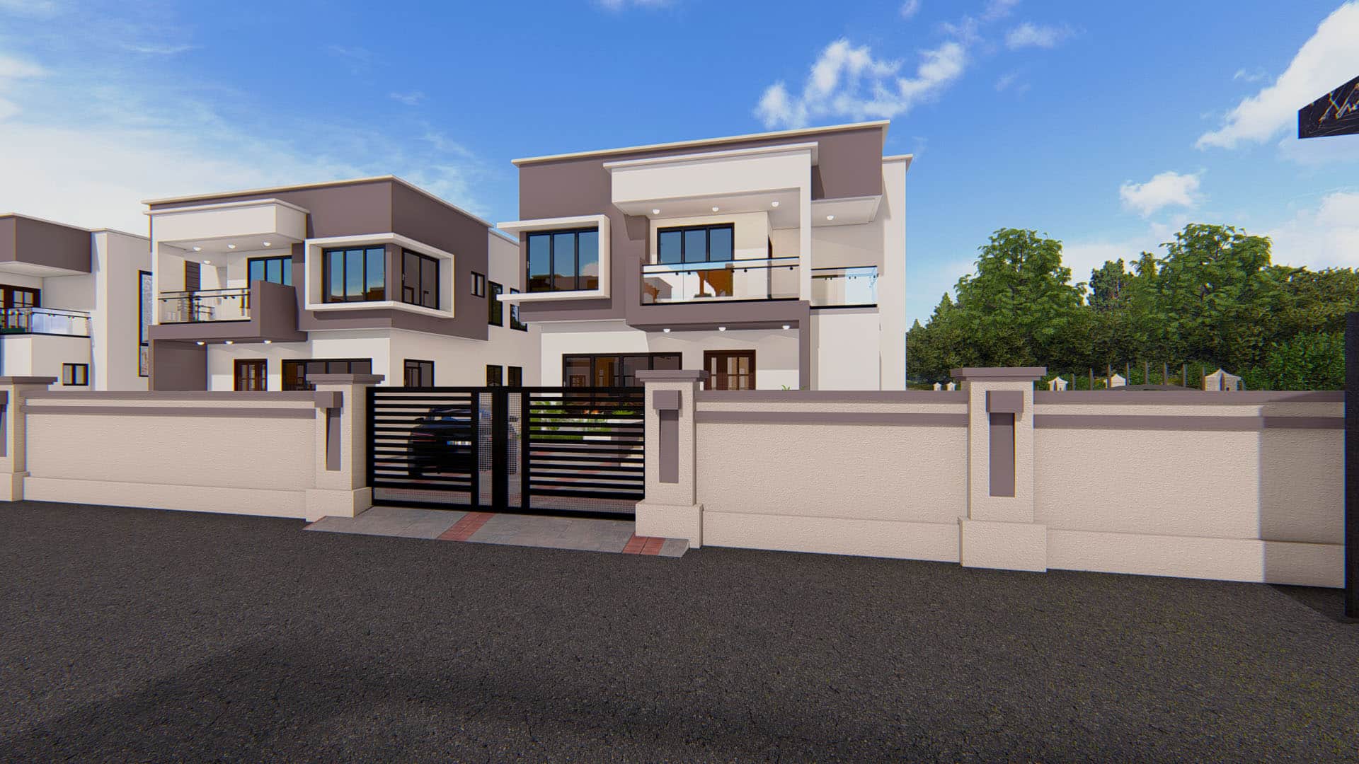 modern 4-bedroom house exterior design