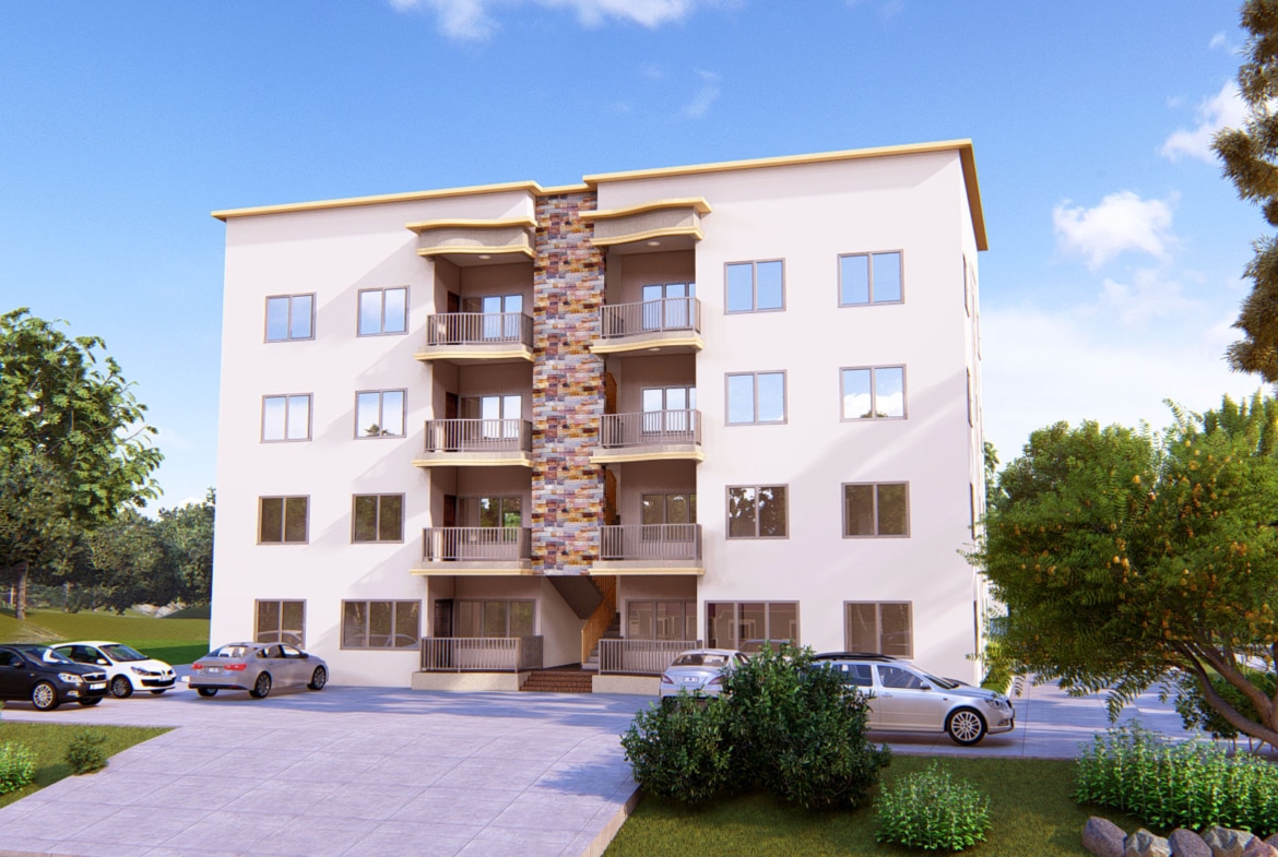 Modern apartment exterior design with contemporary facade ideas