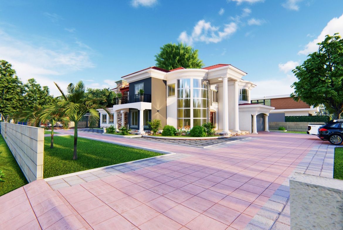 modern home outdoor residential landscape design