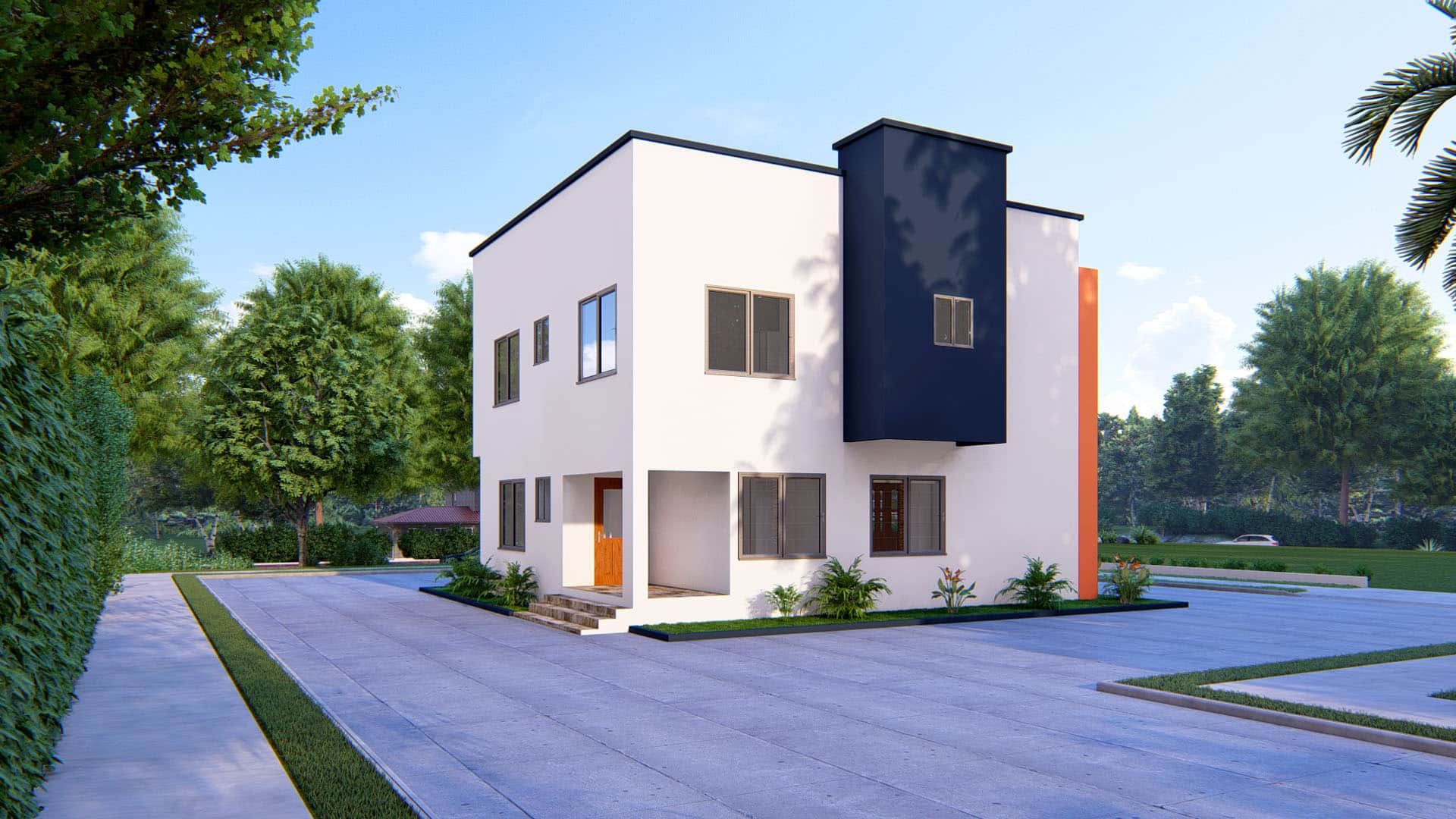 3 bedroom 2 storey house floor plan layout