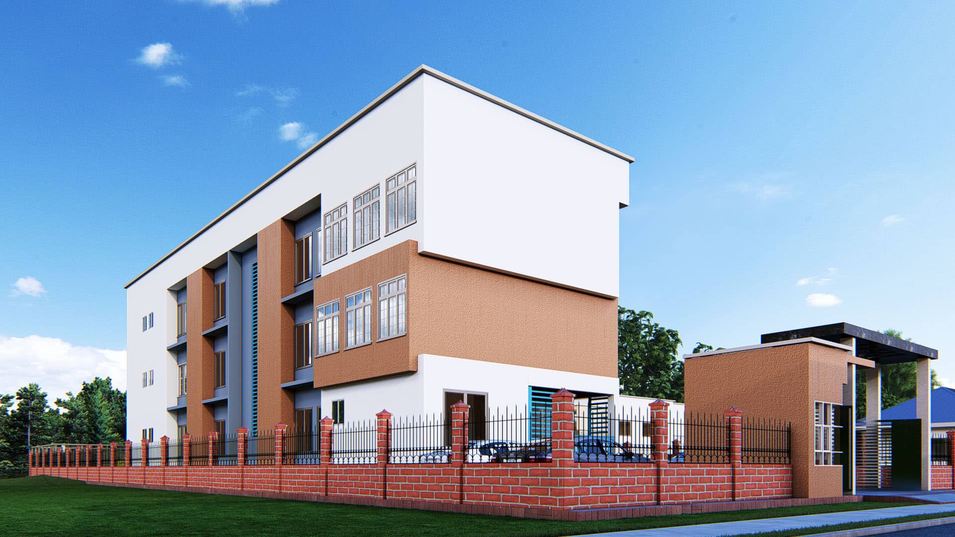 modern school classroom building design