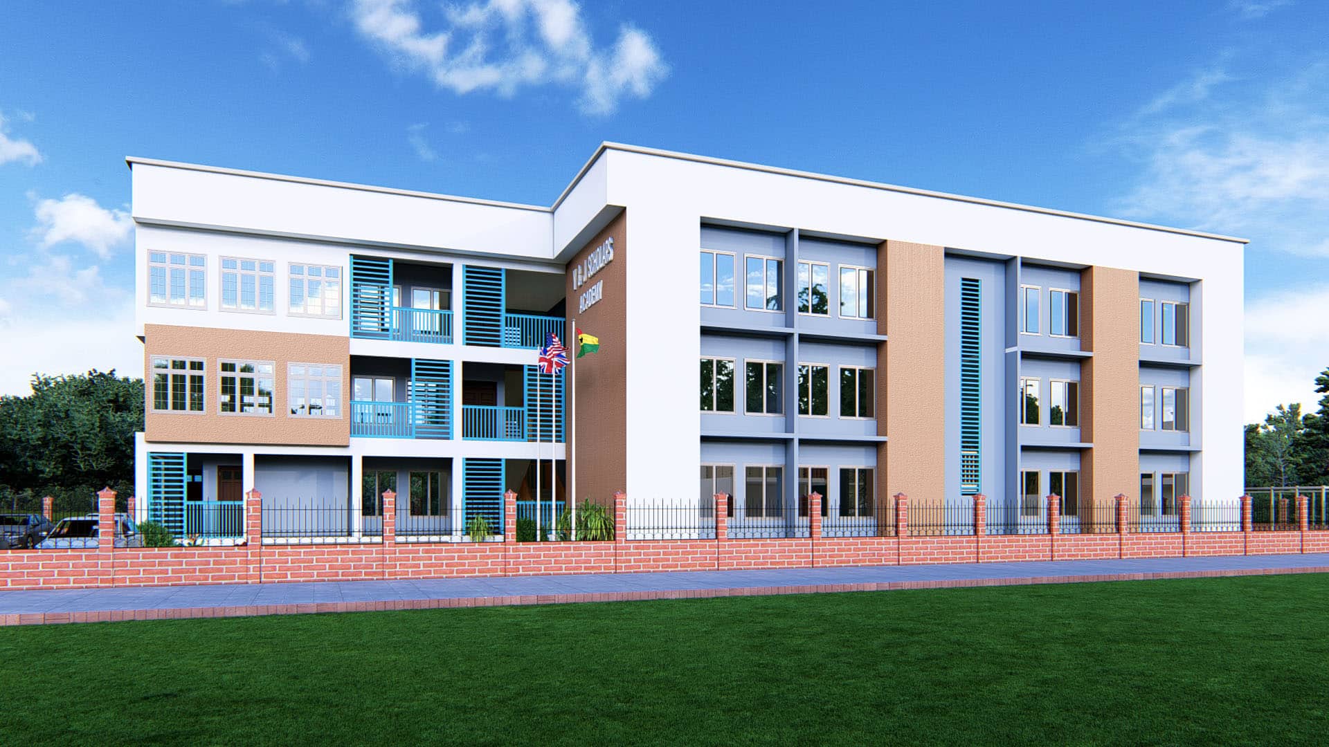 modern educational school campus building design