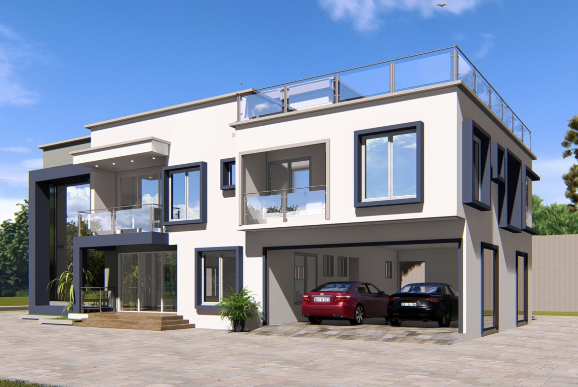 2-3 bedroom apartment with balcony exterior