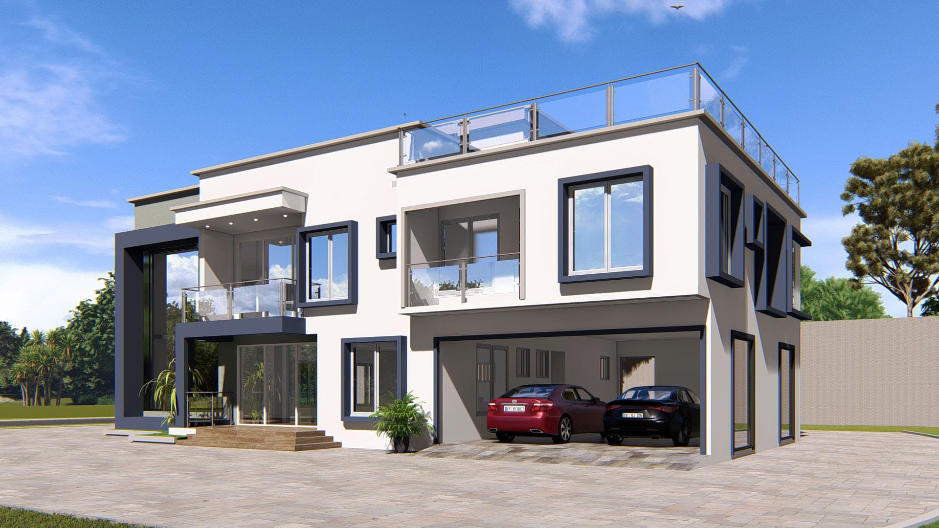 2-3 bedroom apartment with balcony exterior