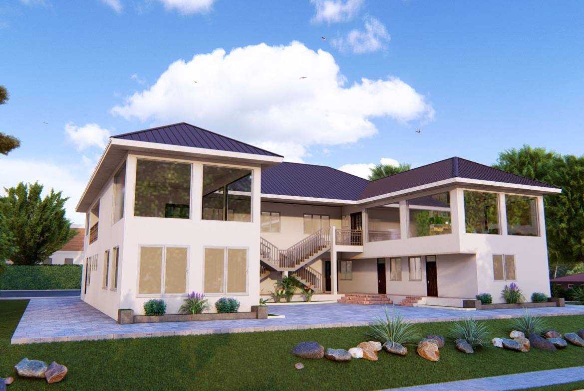 training center building design exterior