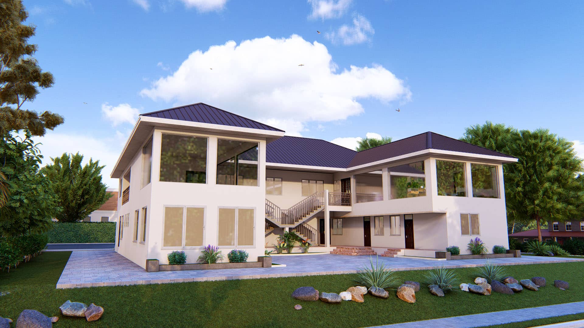 training center building design exterior