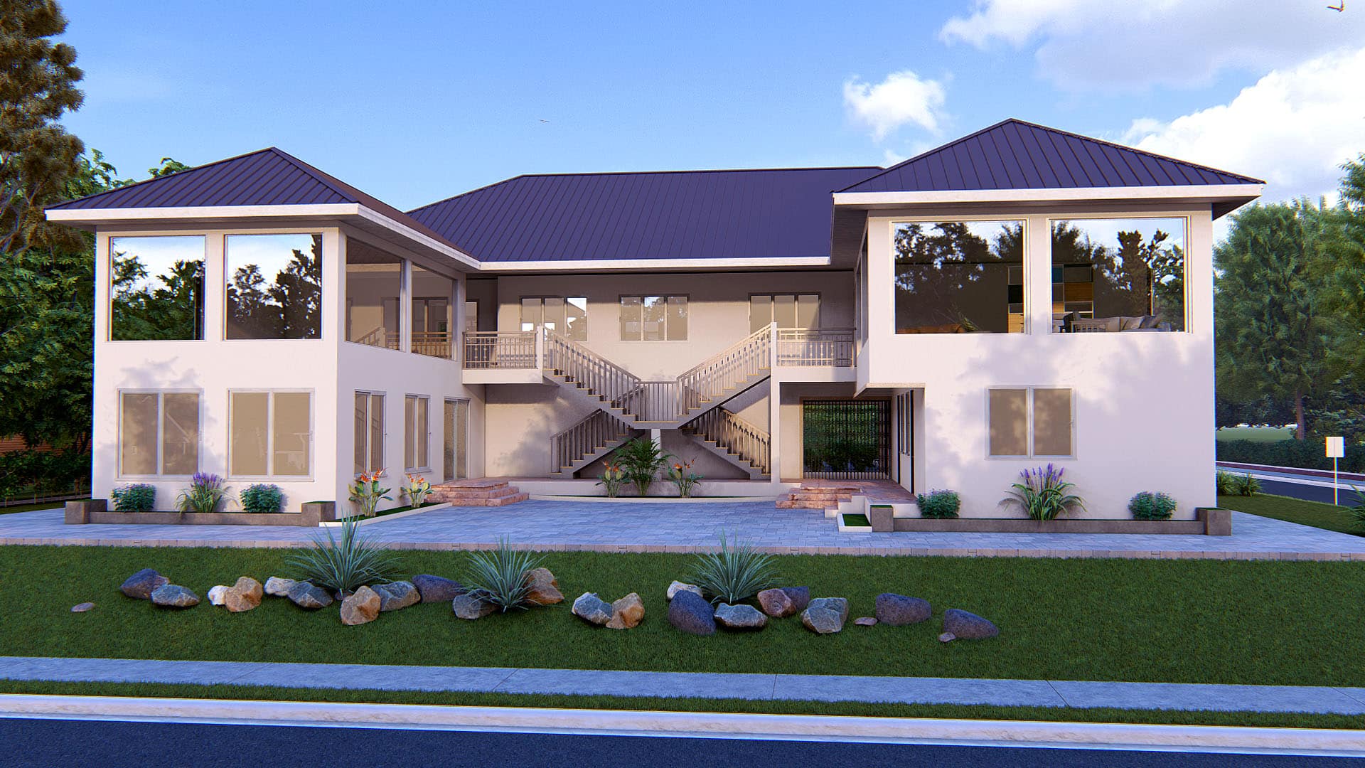 training center facility modern architectural design