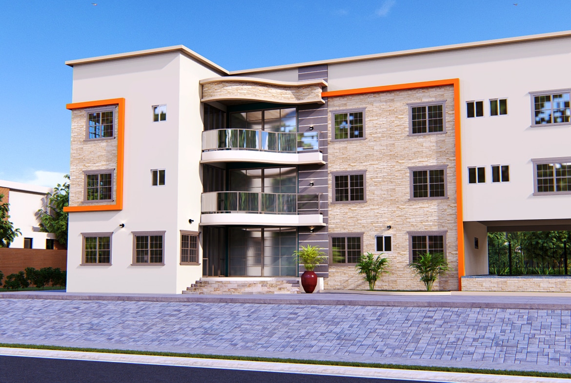 hotel exterior with glass windows and modern lighting