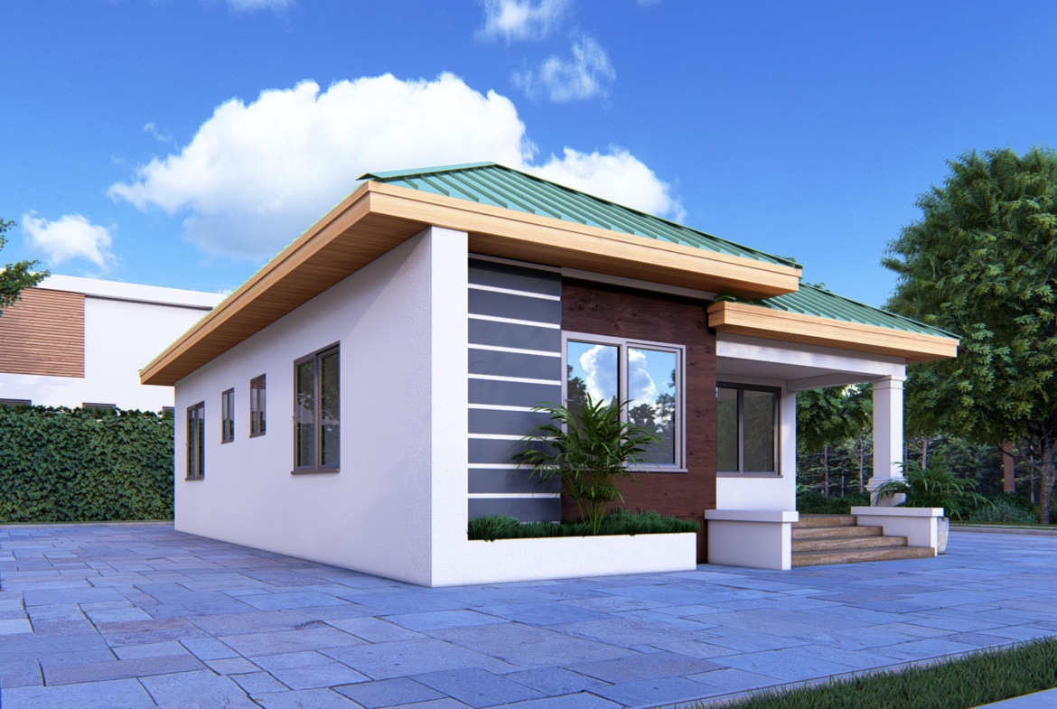 affordable 2 bedroom house plan with measurements