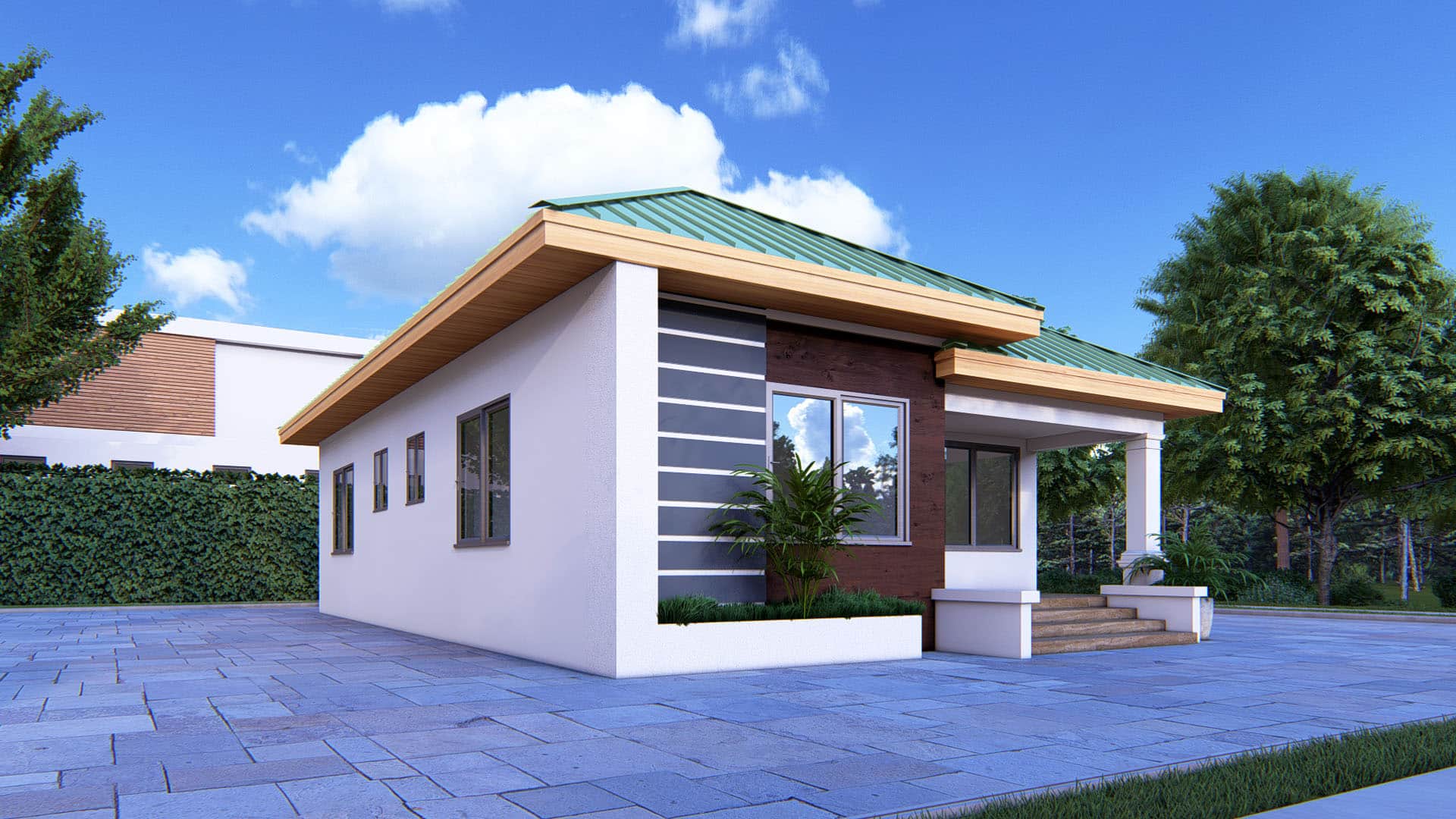 affordable 2 bedroom house plan with measurements
