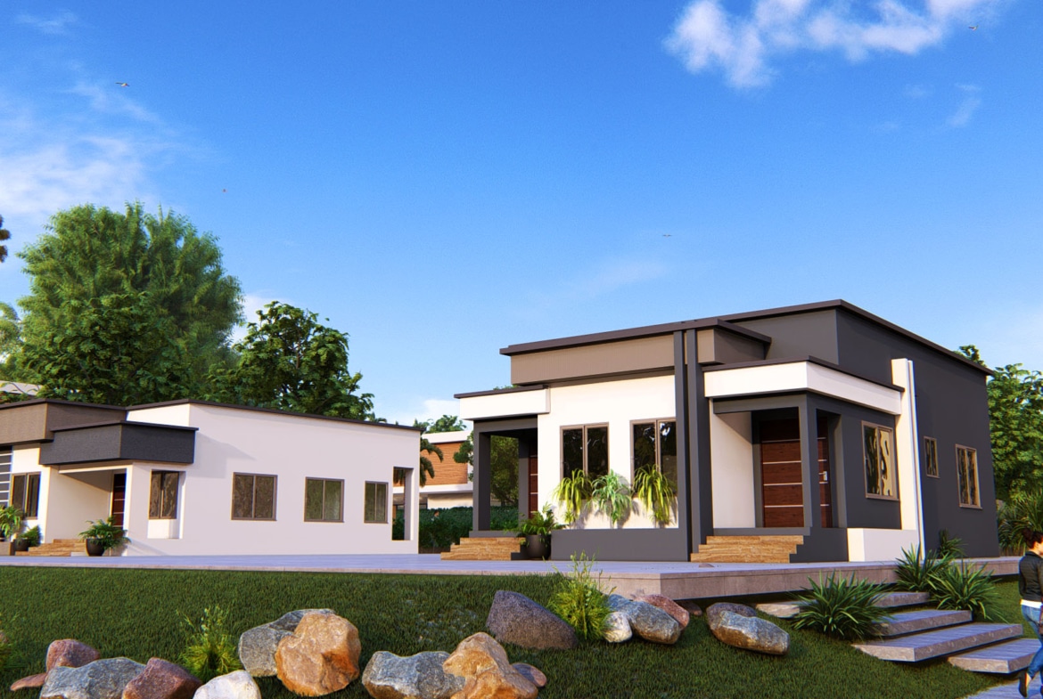 affordable 1-bedroom semi-detached house