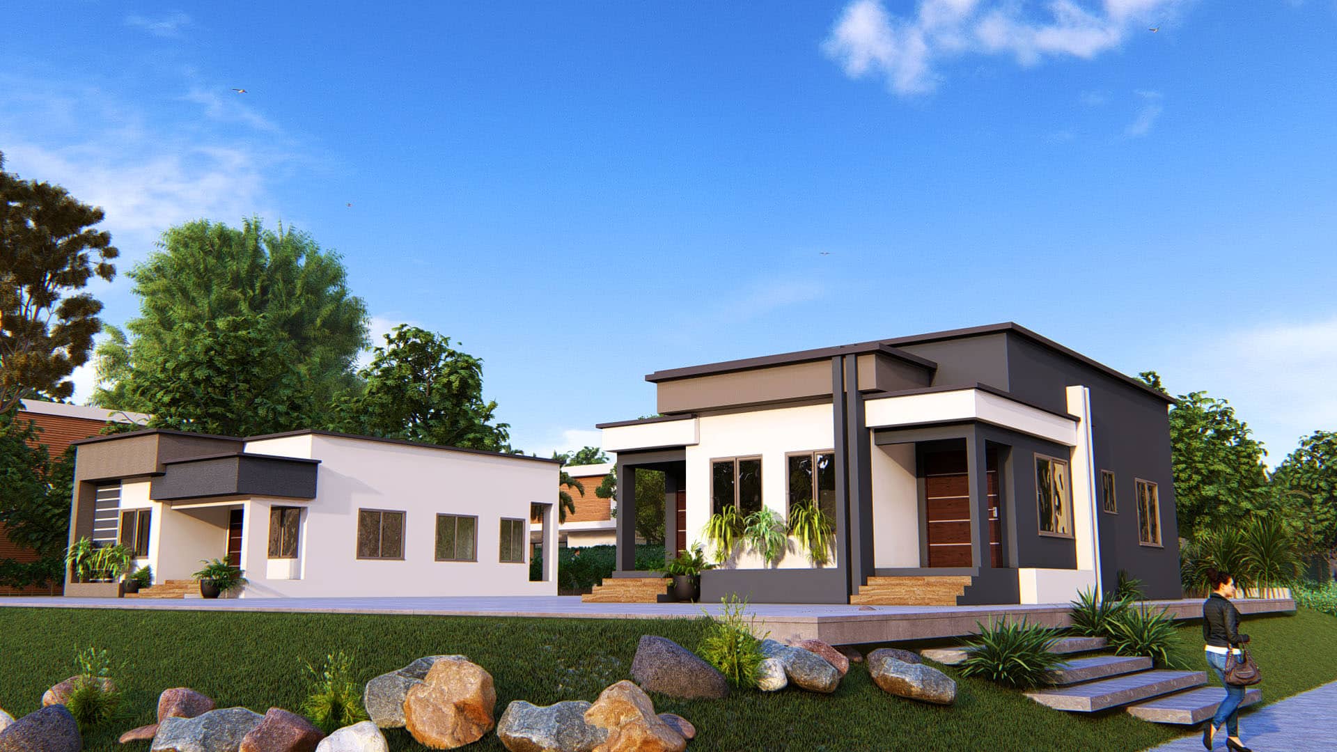 affordable 1-bedroom semi-detached house