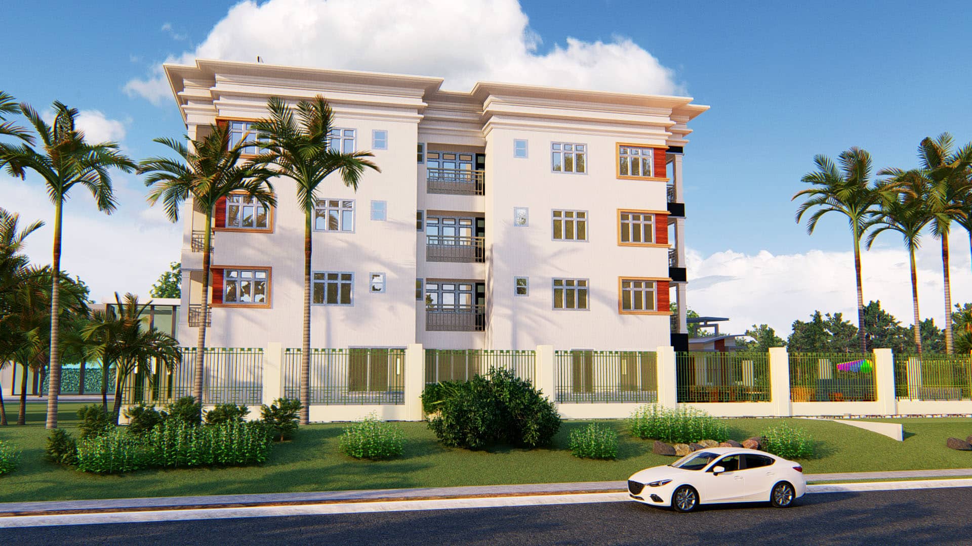 elegant hotel exterior facade luxury design