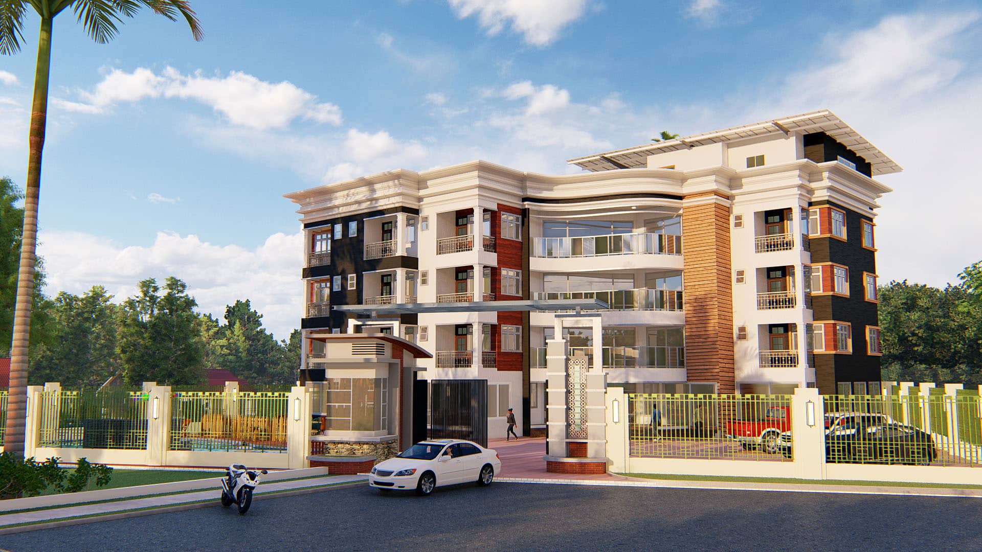 luxury resort hotel facade exterior design