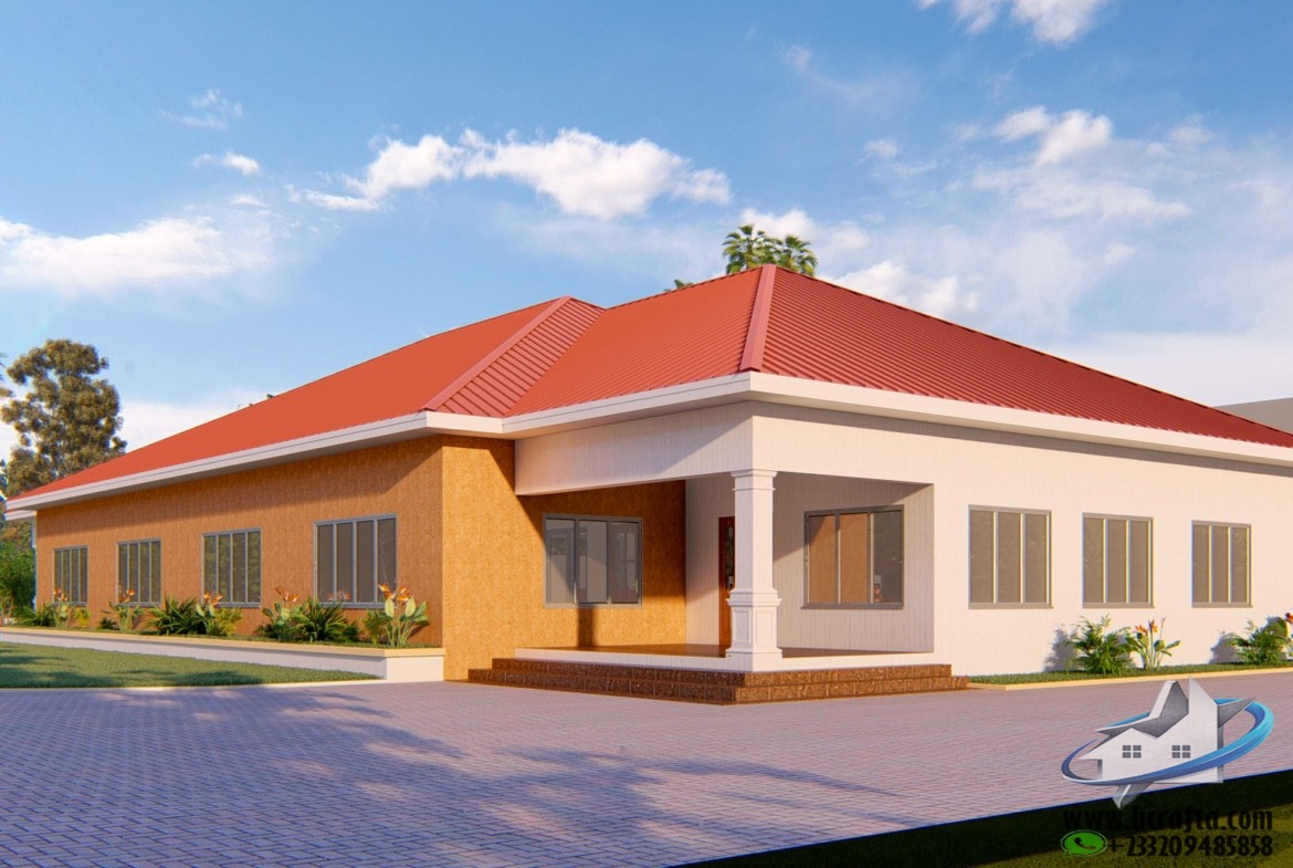 contemporary student hostel architecture exterior view