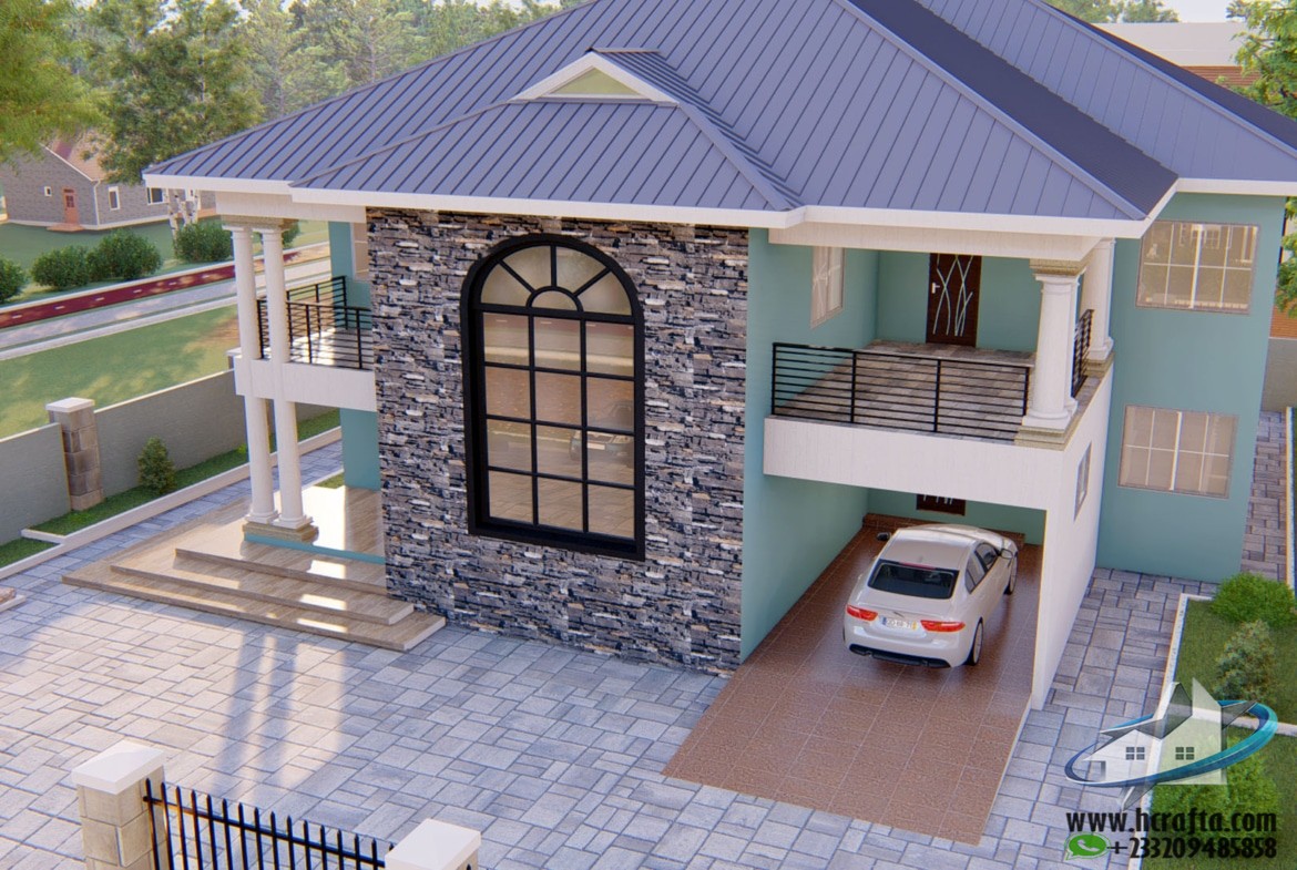 modern simple residential landscape design front yard