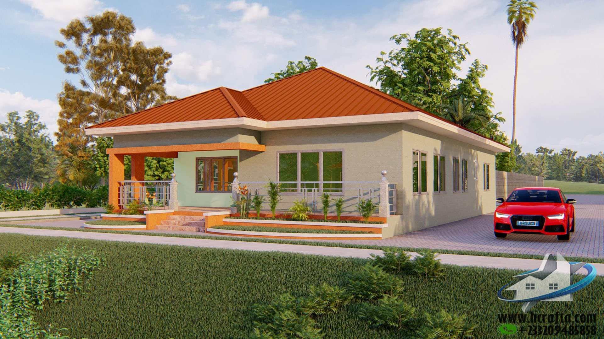 simple 3 bedroom house design for modern family home