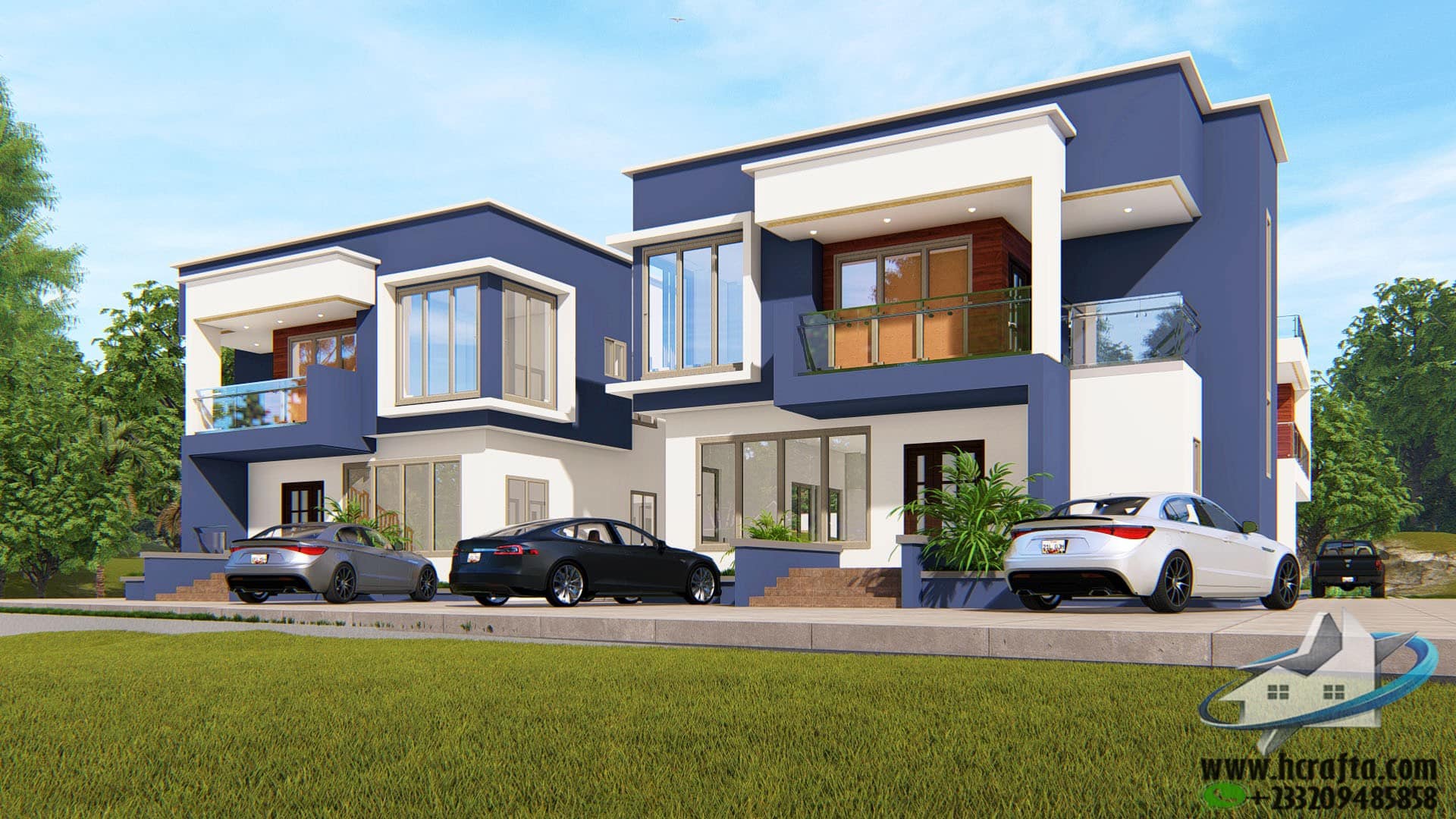 4 bedroom estate bedroom exterior luxury design