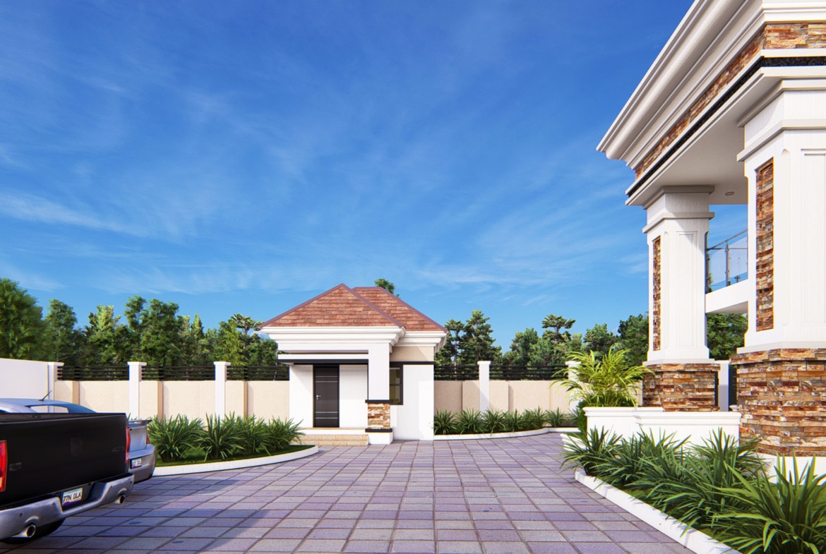 luxury residential landscape design exterior garden