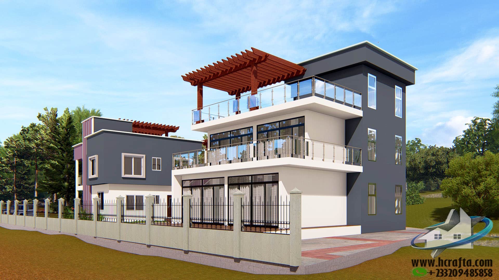 4 bedroom duplex layout modern plan