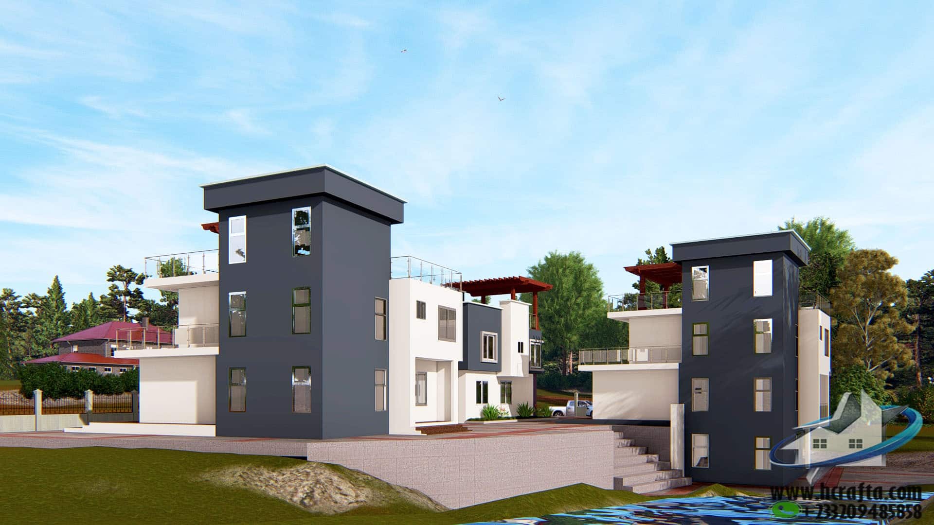 4-bedroom duplex layout