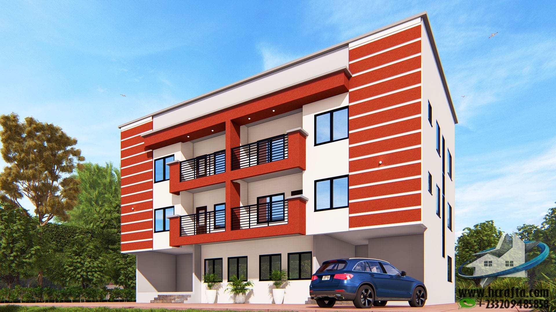 3 Storey Apartment Design