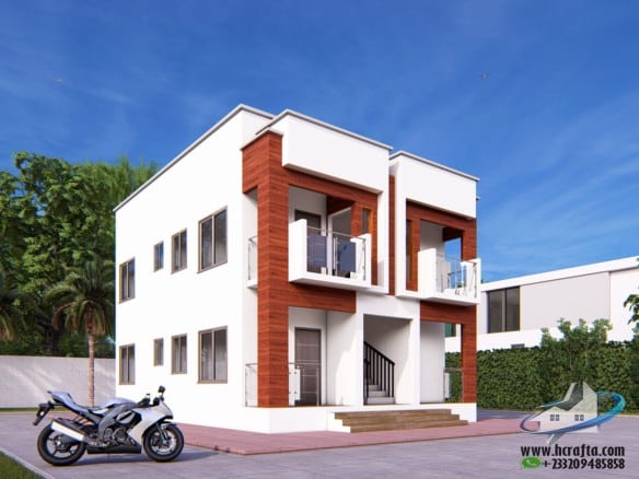 modern 1 bedroom semi detached apartment design exterior